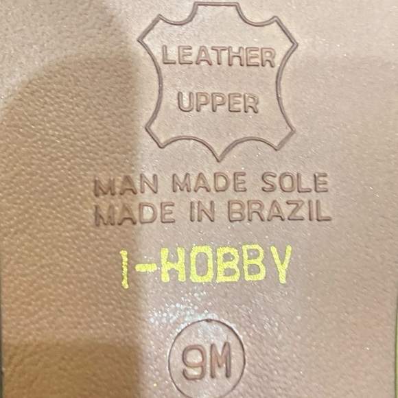 Westies tri color metallic bronze/gold/copper leather slip-on loafers size 9 - Picture 9 of 10